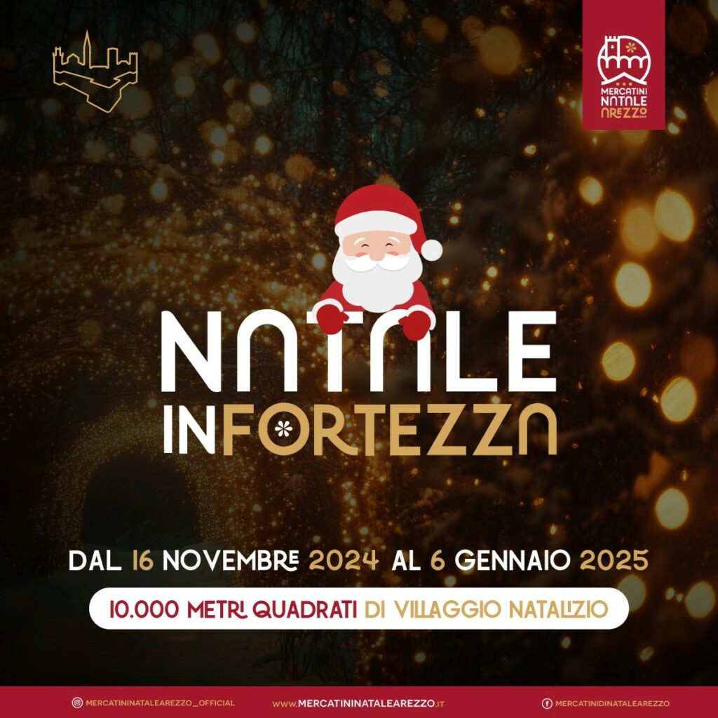 LA FORTEZZA DEL NATALE, AD AREZZO UN VILLAGGIO NATALIZIO DA 10 MILA METRI QUADRATI